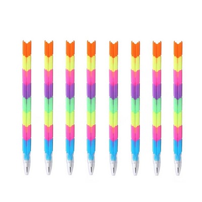 8 kom sastavljene olovke za učenike bez potrebe za oštrenjem Smiješne olovke za djecu Korejski pribor za pisanje