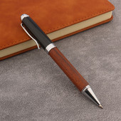 Υψηλής ποιότητας Ξύλινο στυλό στυλό Spin Red Wood Stationery Student Supplies Γραφείου Στυλό με μελάνι
