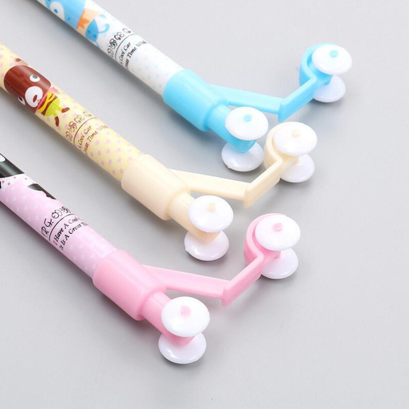 Trodijelni Lytwtw's Cute Creative Press Scooter Kemijska olovka Kreativni uredski dar Školski pribor Pribor Kawaii olovke