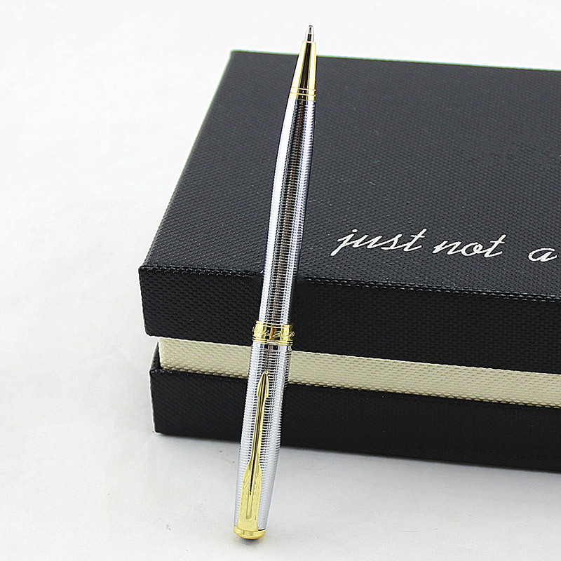 Forrón eladható tollak Olcsó iskolai toll ajándékdoboz Kiváló minőségű, sima arany nyílcsipesz görgős golyós/ajándék/golyóstoll