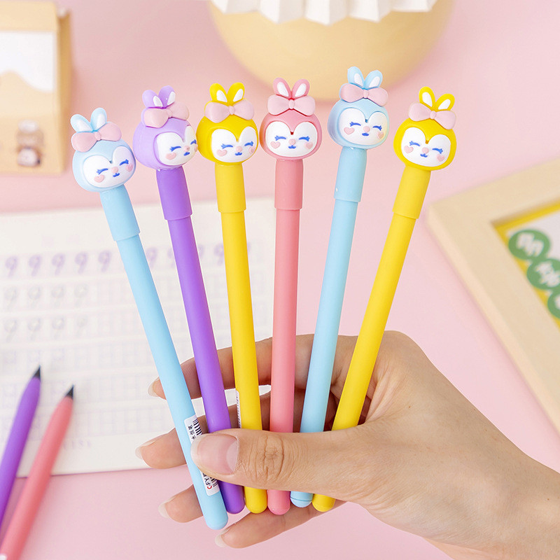 4Pcs Cartoon Rabbit Eternal Pencil Crtane olovke bez tinte Olovka za crtanje i pisanje bez šiljenja