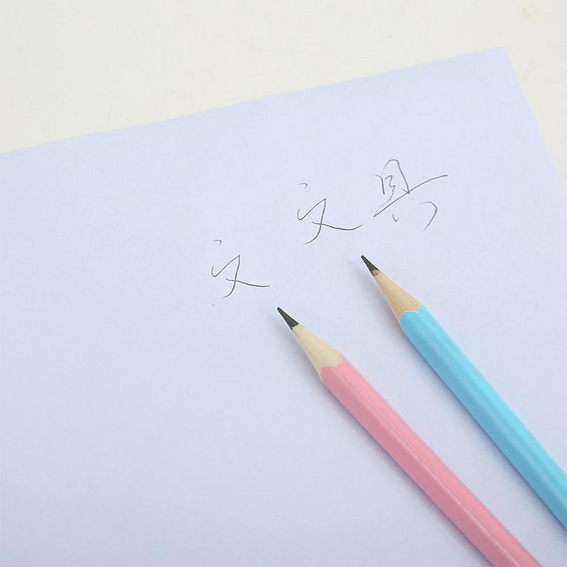 36PC Olovka u boji slatkiša Drvena HB bačva Studentska pisaća dopisnica Olovka za crtanje Školski uredski pribor Olovka s gumicom Poklon