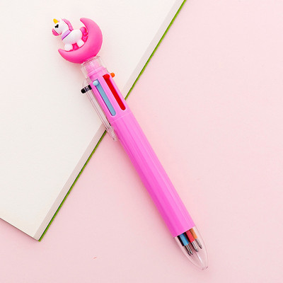 1 kom slatki crtani jednorog sova poni mačja kandža prase 6 boja kemijske olovke jednobojne kemijske olovke za pisanje Uredski pribor za školu