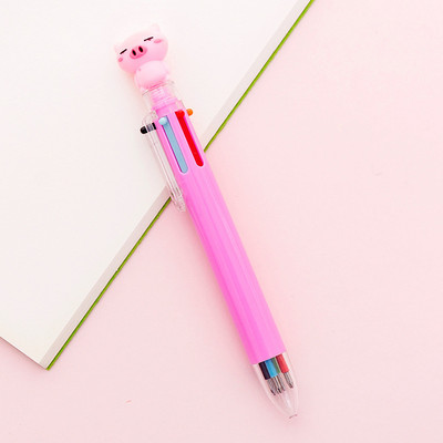 1 kom slatki crtani jednorog sova poni mačja kandža prase 6 boja kemijske olovke jednobojne kemijske olovke za pisanje Uredski pribor za školu