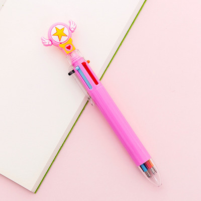 1 kom slatki crtani jednorog sova poni mačja kandža prase 6 boja kemijske olovke jednobojne kemijske olovke za pisanje Uredski pribor za školu