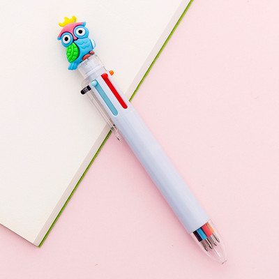 1 kom slatki crtani jednorog sova poni mačja kandža prase 6 boja kemijske olovke jednobojne kemijske olovke za pisanje Uredski pribor za školu
