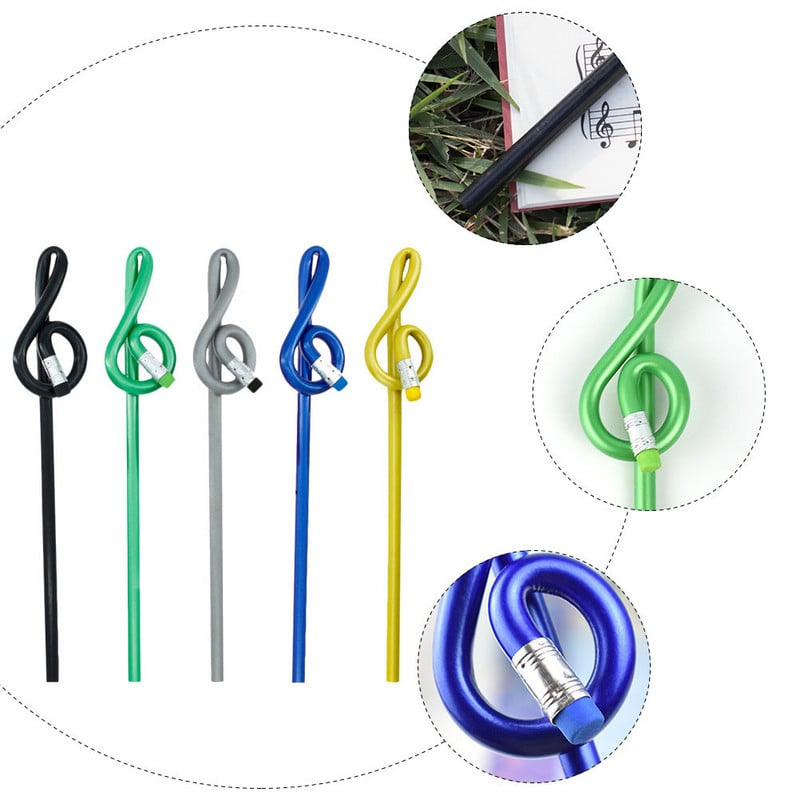 5 vnt. Mediniai pieštukai Trintukai Studentams Masinis medžio anglies vaikų spalvotas piešinys