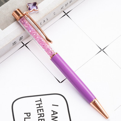 Μεταλλικό κρύσταλλο εμπορικό στυλό στυλό κρεμαστό κόσμημα γραφίδας Διαφημιστικά δώρα Σχολικός μαθητής γραφής Είδη γραφείου Χαρτικά
