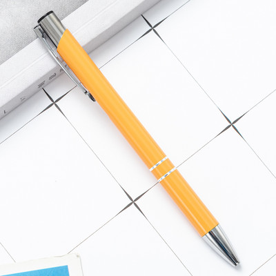 1kom Metalna kemijska olovka Press Studentska nagrada Kreativni uredski rođendanski poklon Reklamna olovka Potpuno aluminijska šipka Olovka za potpisivanje 1,0 mm