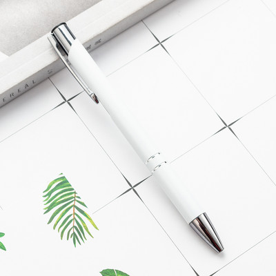 1kom Metalna kemijska olovka Press Studentska nagrada Kreativni uredski rođendanski poklon Reklamna olovka Potpuno aluminijska šipka Olovka za potpisivanje 1,0 mm