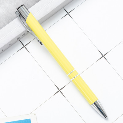 1kom Metalna kemijska olovka Press Studentska nagrada Kreativni uredski rođendanski poklon Reklamna olovka Potpuno aluminijska šipka Olovka za potpisivanje 1,0 mm