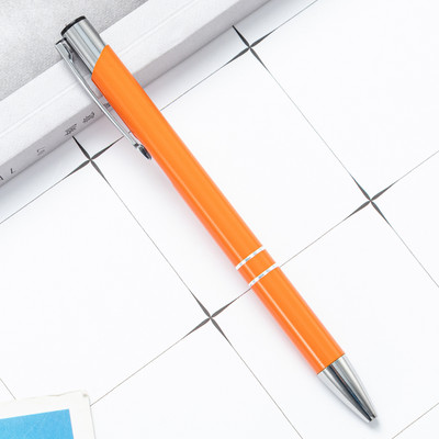 1kom Metalna kemijska olovka Press Studentska nagrada Kreativni uredski rođendanski poklon Reklamna olovka Potpuno aluminijska šipka Olovka za potpisivanje 1,0 mm