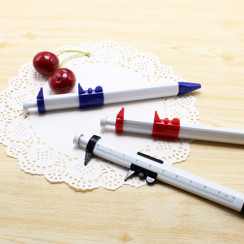 1 kom. Kreativni pribor Kemijska olovka Pokazivač Čeljust Ravnalo Višenamjenska kemijska olovka Školski uredski materijal Promocije Pokloni