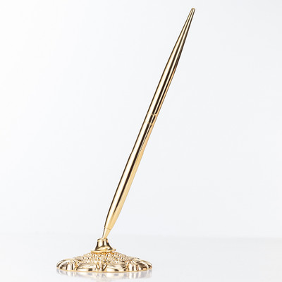 Pix din metal, aur roz, pix semnătură pentru afaceri, bancă, publicitate hotelieră, cadouri promoționale, birou, studenți, papetărie