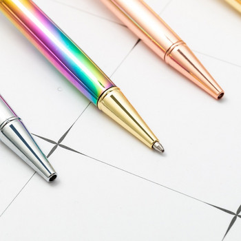 Χαριτωμένο Deer Metal στυλό ντεγκραντέ Καινοτομία Kawaii Stationery Writing 1,0 mm Office Signing στυλό Δημιουργικό διαφημιστικό δώρο