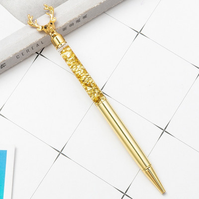 Mielas elnio metalinis tušinukas, gradientas Naujovė Kawaii raštinės reikmenys, 1,0 mm biuro pasirašymo rašiklis Kūrybinė reklaminė dovana