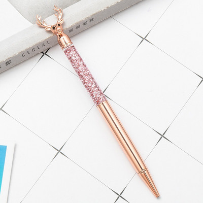 Mielas elnio metalinis tušinukas, gradientas Naujovė Kawaii raštinės reikmenys, 1,0 mm biuro pasirašymo rašiklis Kūrybinė reklaminė dovana