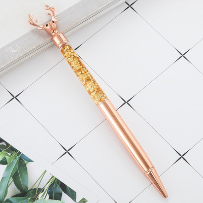 Mielas elnio metalinis tušinukas, gradientas Naujovė Kawaii raštinės reikmenys, 1,0 mm biuro pasirašymo rašiklis Kūrybinė reklaminė dovana