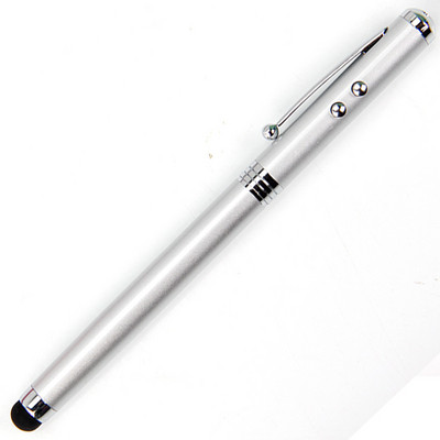 4 u 1 metalna kemijska olovka Touch LED svjetlo 1.0 MM crna tinta Školski uredski pribor za pisanje Luksuzni prilagođeni reklamni poklon