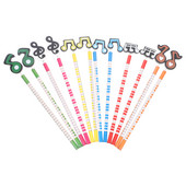 12 kom. Dječje olovke Darovi za djecu Bilježnica za klavir Umjetnici Olovke Drvene glazbene olovke Dječji drveni poklon za studente