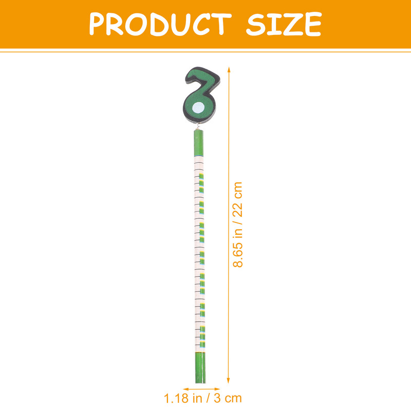 12 kom. Dječje olovke Darovi za djecu Bilježnica za klavir Umjetnici Olovke Drvene glazbene olovke Dječji drveni poklon za studente