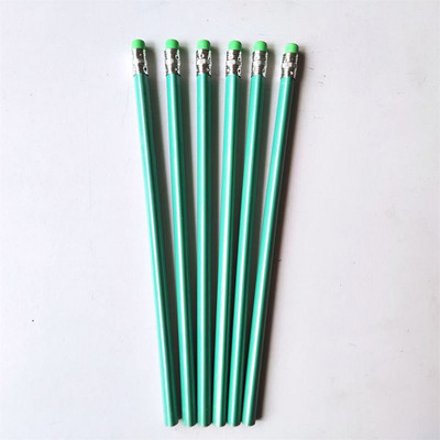 10 τμχ Μαθητές Δημοτικού Σχολείου Τρίγωνο ΗΒ Μολύβι γραφής Νηπιαγωγείο Παιδιά Μολύβι χωρίς μόλυβδο γραφίτη με γόμα κεφαλής