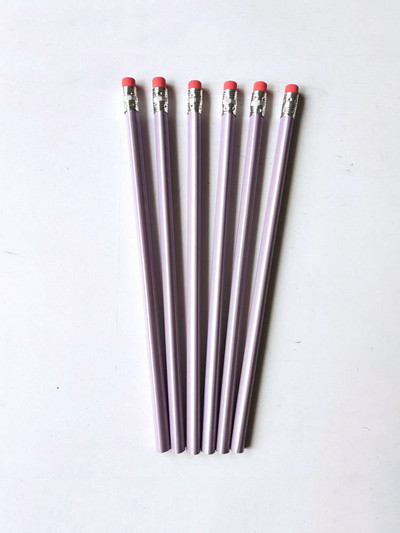 10 τμχ Μαθητές Δημοτικού Σχολείου Τρίγωνο ΗΒ Μολύβι γραφής Νηπιαγωγείο Παιδιά Μολύβι χωρίς μόλυβδο γραφίτη με γόμα κεφαλής