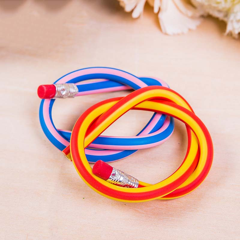 Novi dolazak iz 2022., 5 KOM. Koreja, slatka dopisnica, šarena magija Bendy, fleksibilna, mekana olovka s gumicom, školski uredski pribor za učenike