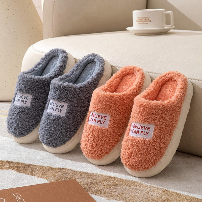 Paks tallaga kodu siseruumides õues poisid tüdrukud liumäed Talvine kodu soojad kohevad sussid kõrged kontsad karusnahast puuvillased kingad daamid paarid