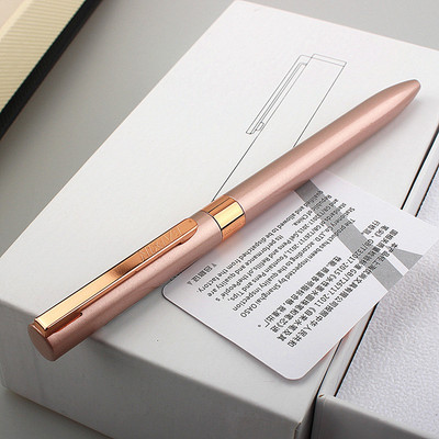 Visokokvalitetna Y01 plemenita biserno bijela crna poslovna uredska kemijska olovka s vrhom 0,7 mm Novo