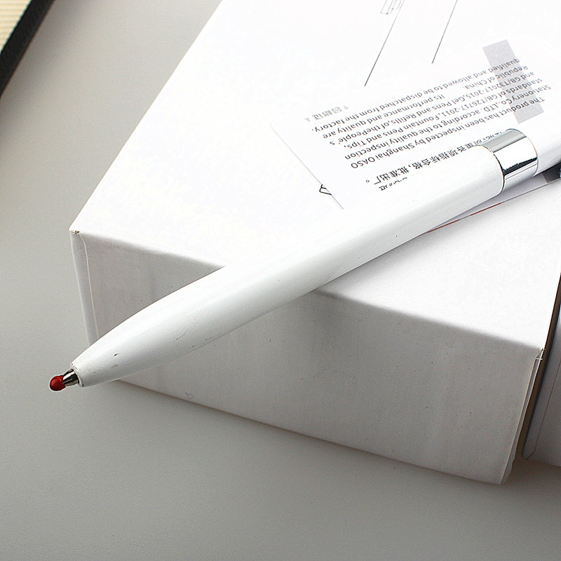 Visokokvalitetna Y01 plemenita biserno bijela crna poslovna uredska kemijska olovka s vrhom 0,7 mm Novo