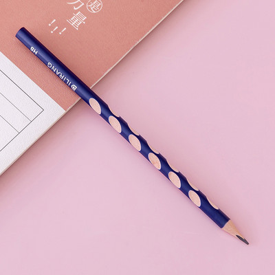 5 ks/sada Groove Pen HB Pencil Correct Grip Position Deti Základná škola Študent Trojuholníková tyč Pen pre začiatočníkov