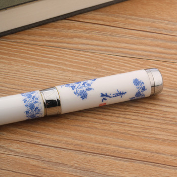 Επωνυμία Ceramics Blue and White στυλό Rollerball Σχολικά προμήθειες Γραφείο Signature στυλό μελανιού