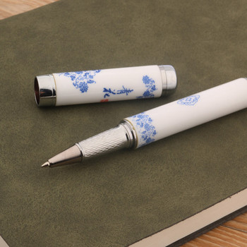 Επωνυμία Ceramics Blue and White στυλό Rollerball Σχολικά προμήθειες Γραφείο Signature στυλό μελανιού