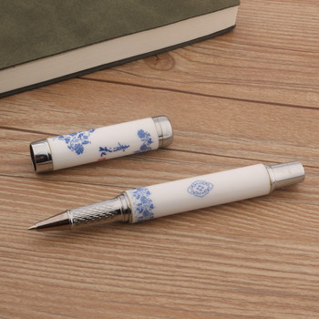 Επωνυμία Ceramics Blue and White στυλό Rollerball Σχολικά προμήθειες Γραφείο Signature στυλό μελανιού