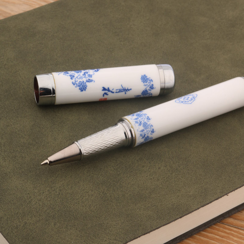 Robna marka Ceramics Plavo-bijela roler olovka Uredski školski pribor Tintne olovke s potpisom