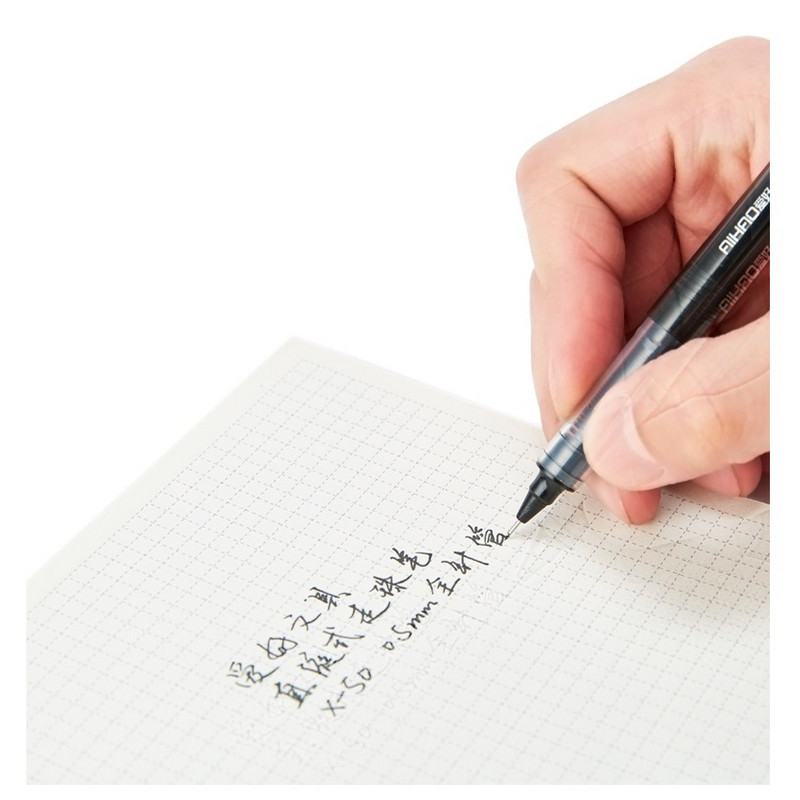 3 buc pix transparent pentru birou 0,5 mm cu bilă albastru roșu negru culoare cerneală scris pixuri semnătură papetărie școală A6657