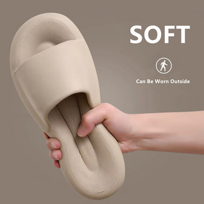 Noua Cloud Soft EVA Papuci de casă Papuci de casă în aer liber Sandale de plajă de vară Bărbați Flip Flops Femei Dormitor Pantofi cu fund gros