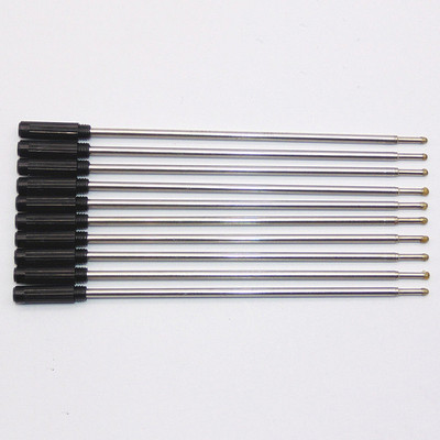 10Pcs/lot Križni tip punjenja za kemijsku olovku Posebna kemijska olovka za punjenje Štap za punjenje jezgre tinte Punjenje crne plave tinte 11,6 cm