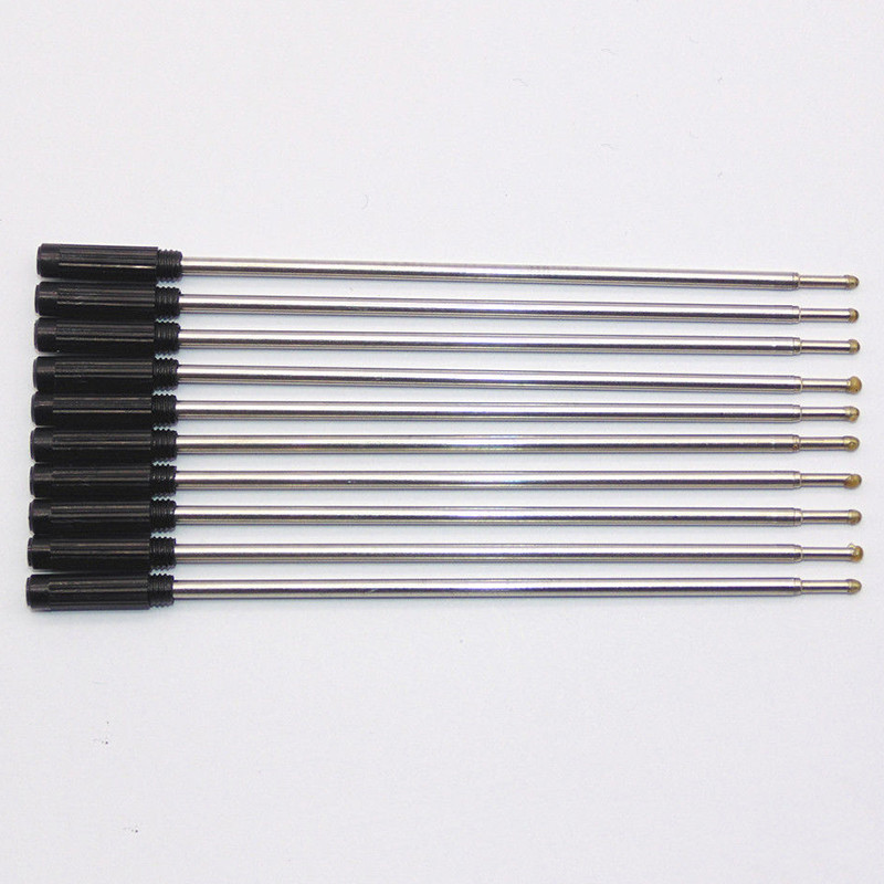 10Pcs/lot Križni tip punjenja za kemijsku olovku Posebna kemijska olovka za punjenje Štap za punjenje jezgre tinte Punjenje crne plave tinte 11,6 cm