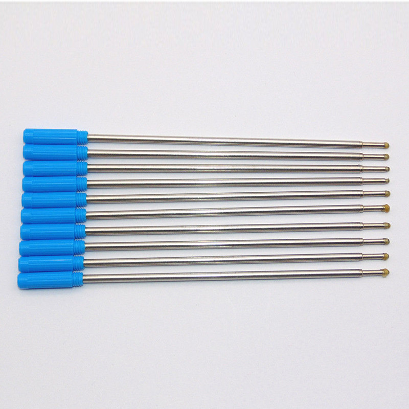 10Pcs/lot Križni tip punjenja za kemijsku olovku Posebna kemijska olovka za punjenje Štap za punjenje jezgre tinte Punjenje crne plave tinte 11,6 cm