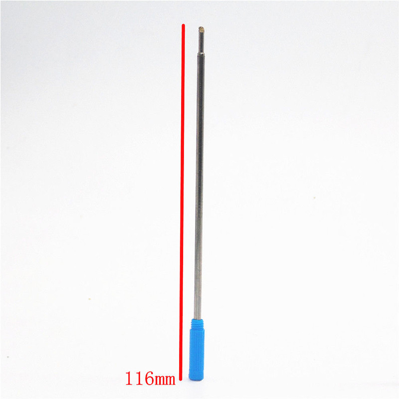 10Pcs/lot Križni tip punjenja za kemijsku olovku Posebna kemijska olovka za punjenje Štap za punjenje jezgre tinte Punjenje crne plave tinte 11,6 cm