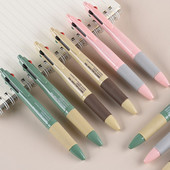 Popularna rasprodaja, glatka gel olovka od 0,5 mm, višebojna kemijska olovka, alat za pisanje 4 u 1