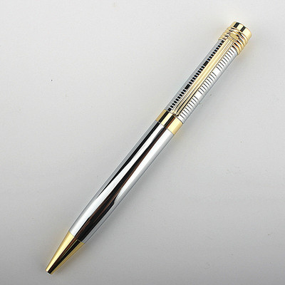 Visokokvalitetni srebrni poslovni uredski pribor za školske urede Kemijska olovka Nova zlatna olovka Financijske kemijske olovke