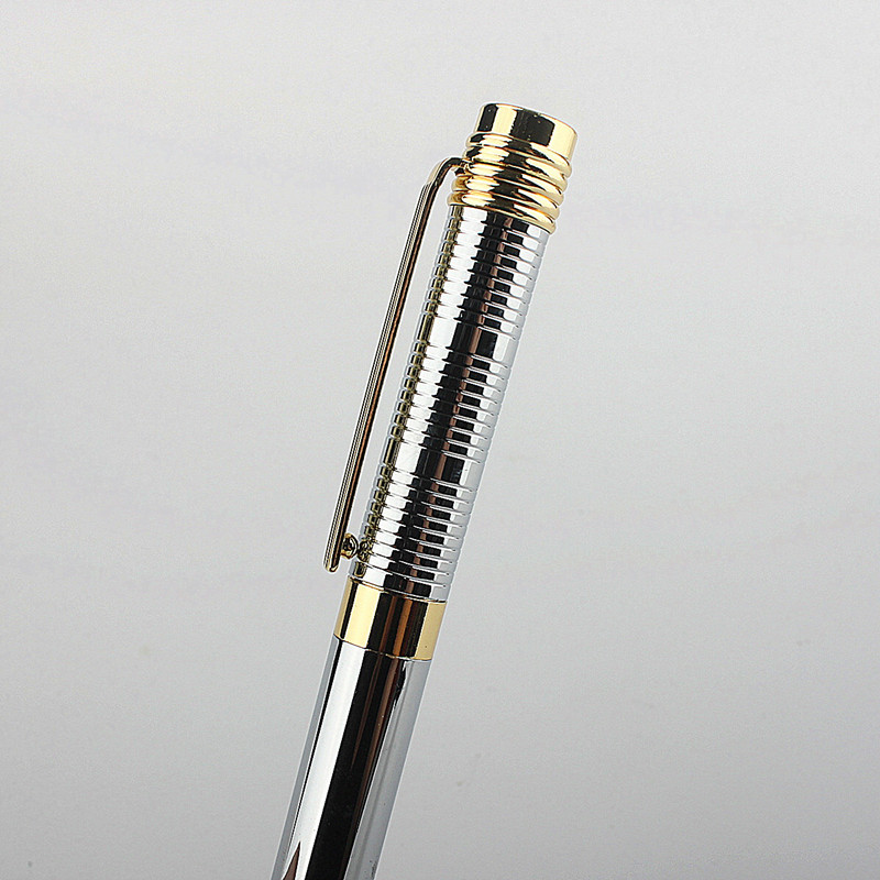 Visokokvalitetni srebrni poslovni uredski pribor za školske urede Kemijska olovka Nova zlatna olovka Financijske kemijske olovke