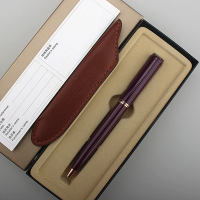 PU kožna torba za olovke Prijenosna mini metalna kemijska olovka Rotirajuća džepna olovka Kemijska olovka Uljna kemijska olovka Uredski pribor