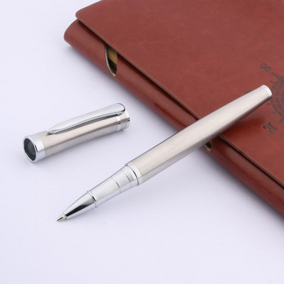 Visokokvalitetna marka 3035 metalno plava srebrna roler olovka s elegantnim potpisom kemijska olovka s tintom Uredski pribor