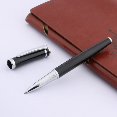 Visokokvalitetna marka 3035 metalno plava srebrna roler olovka s elegantnim potpisom kemijska olovka s tintom Uredski pribor