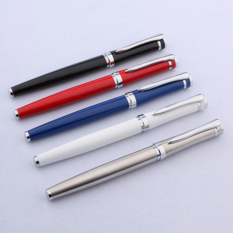 Visokokvalitetna marka 3035 metalno plava srebrna roler olovka s elegantnim potpisom kemijska olovka s tintom Uredski pribor