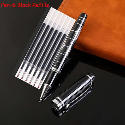 Visokokvalitetni dizajn karti svijeta Potpuno metalna valjana kemijska olovka Uredska poslovna muška olovka za pisanje Kupi 2 Pošalji poklon